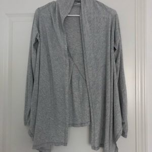 Ivivva girls grey lightweight cardigan size 14